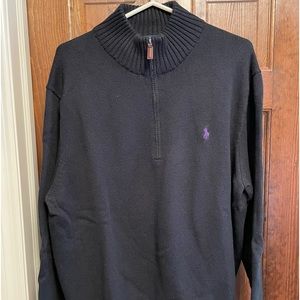Black quarter zip! Xxl by Ralph Lauren